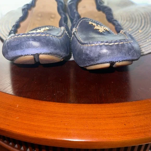 Blue Prada Loafers EU 39 - Picture 3 of 15